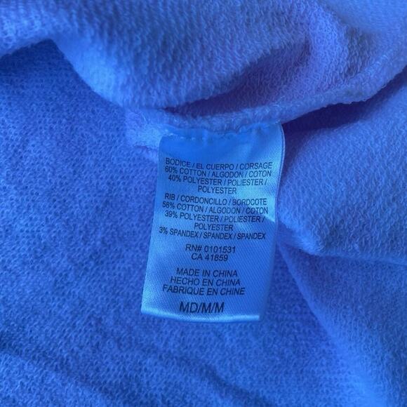 Mighty Fine Pink Tie-Dye “Je T’aime” Heart Graphic Oversized Sweatshirt - Medium - Picture 8 of 10